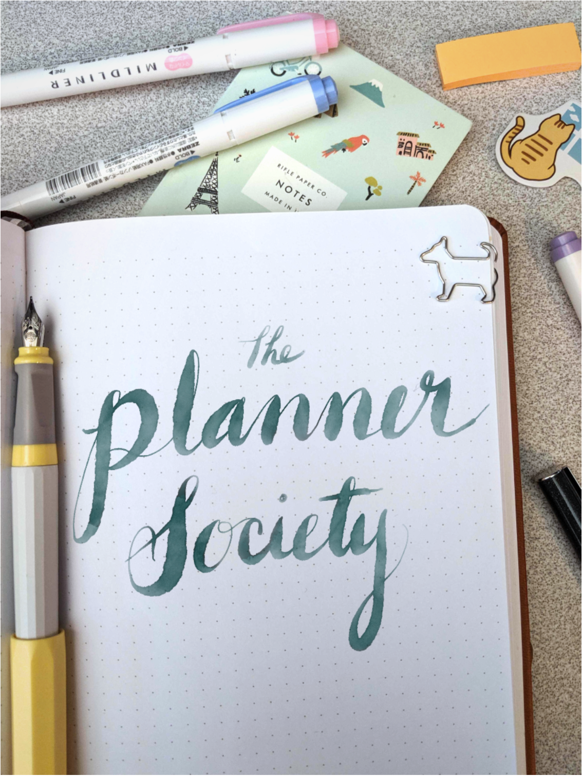 planner page