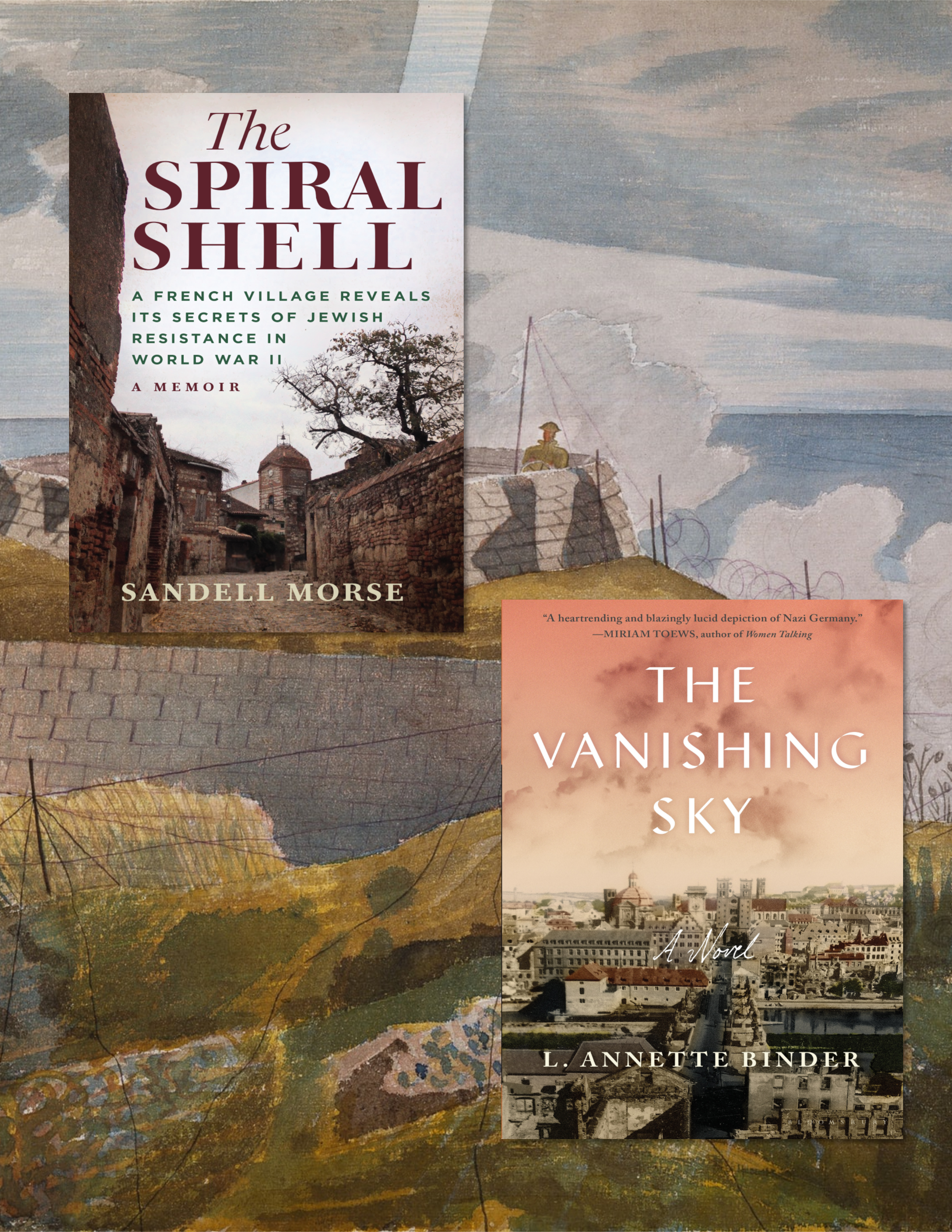 The Vanishing Sky & The Spiral Shell Book Covers