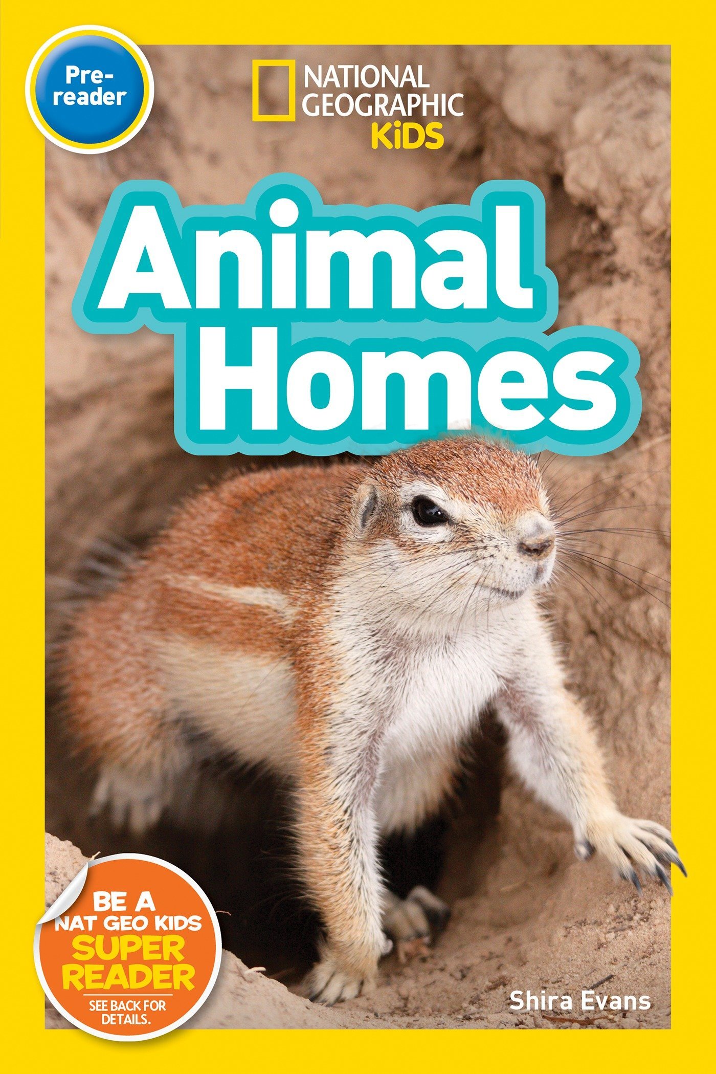 a chipmunk is in a tree. text reads Animal Homes