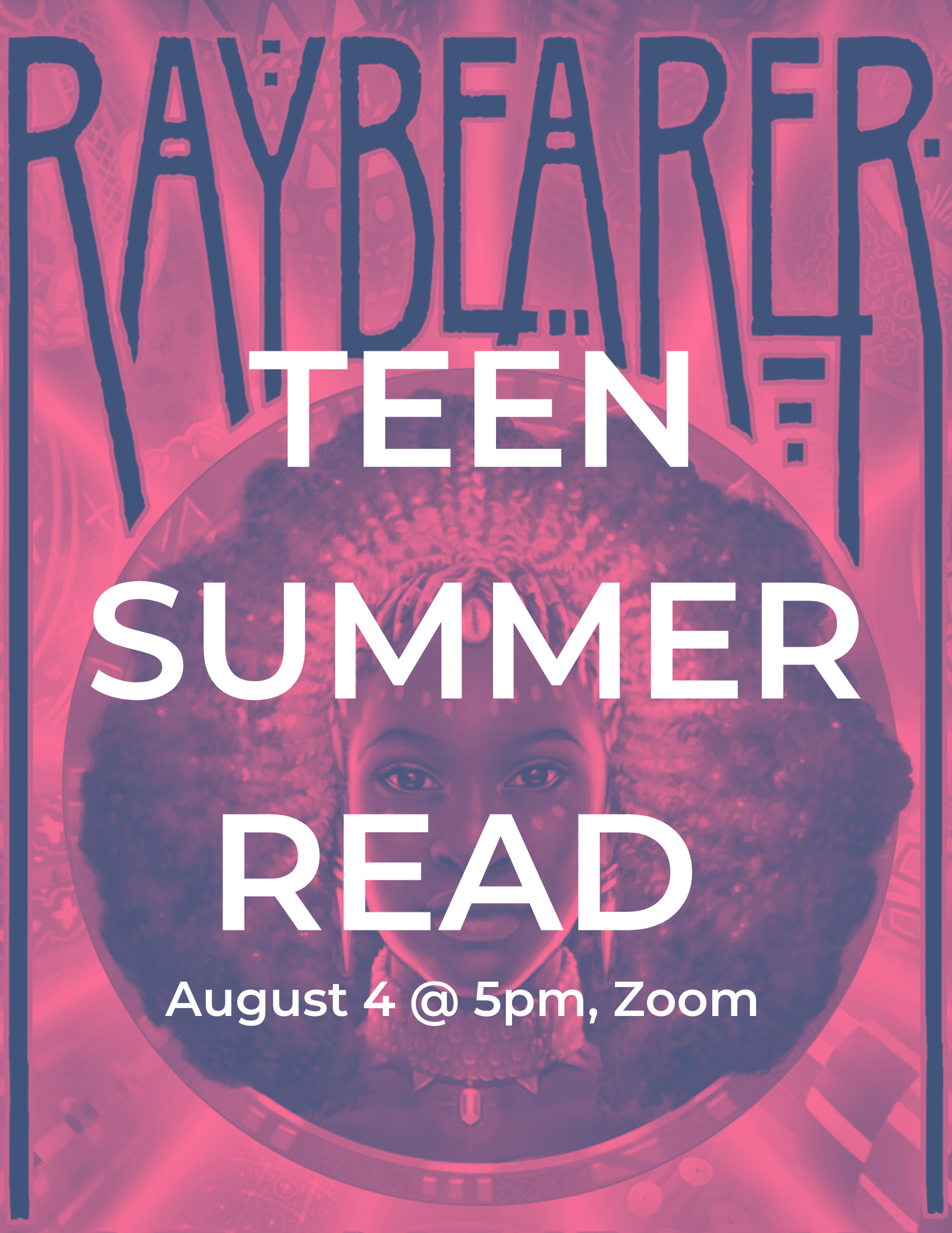 Teen Summer Read: August 4 5pm on Zoom