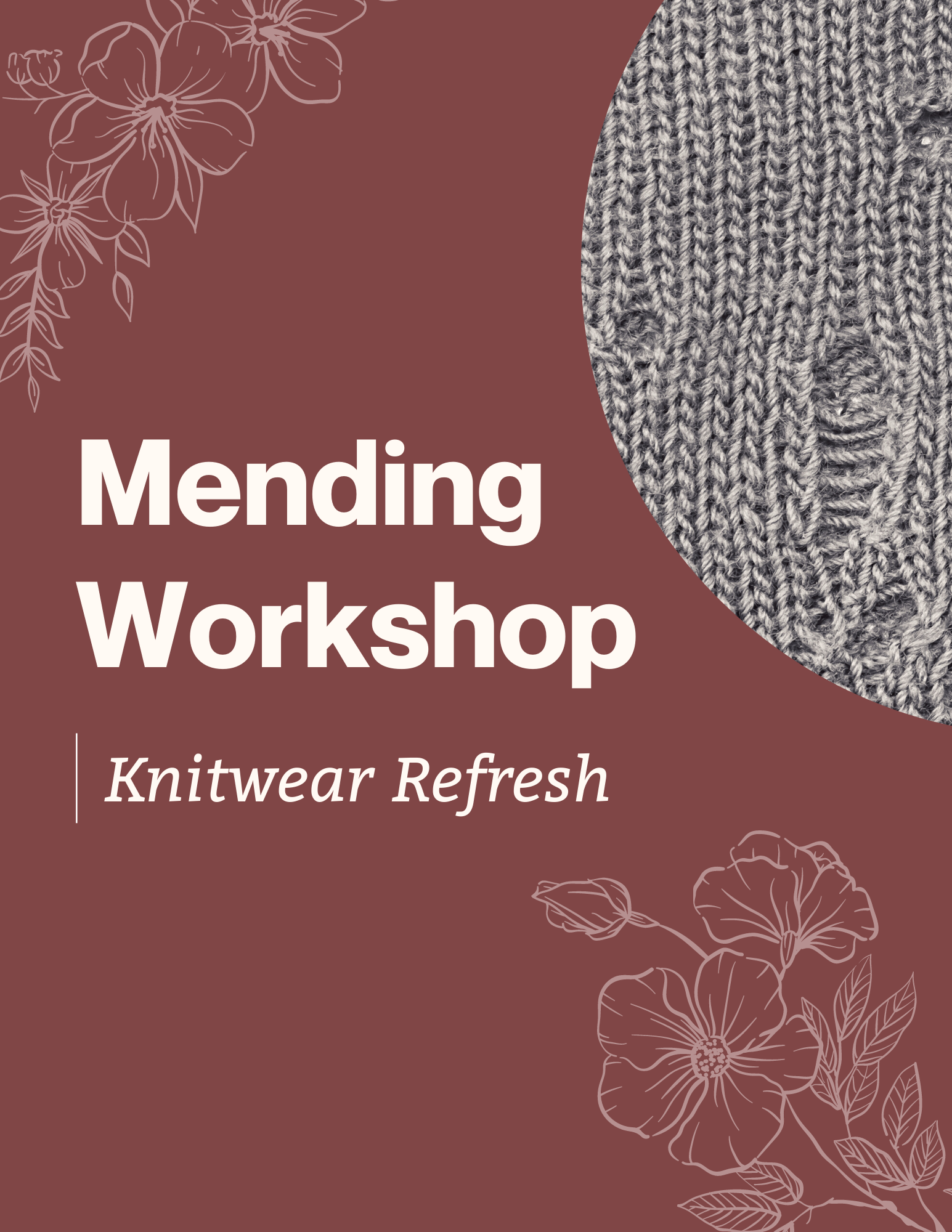 Mending Workshop Knitwear Refresh