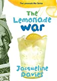 Cover of the book The Lemonade War picturing glass of lemonade.