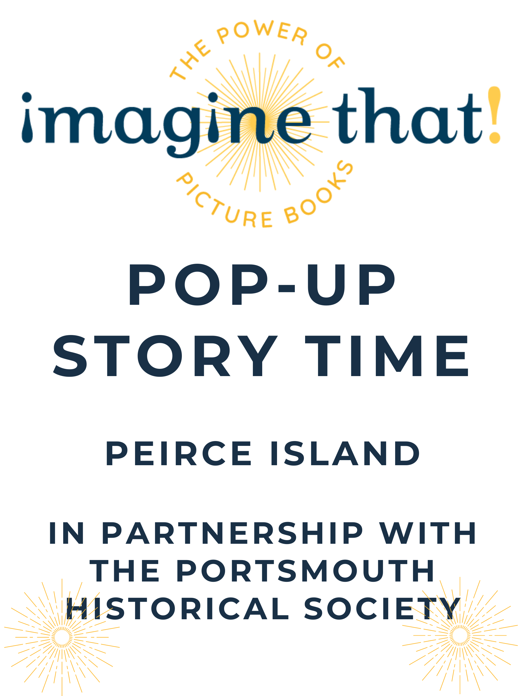 Imagine That Pop Up Story Time Peirce Island