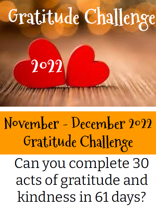 Gratitude Challenge -- link to calendar