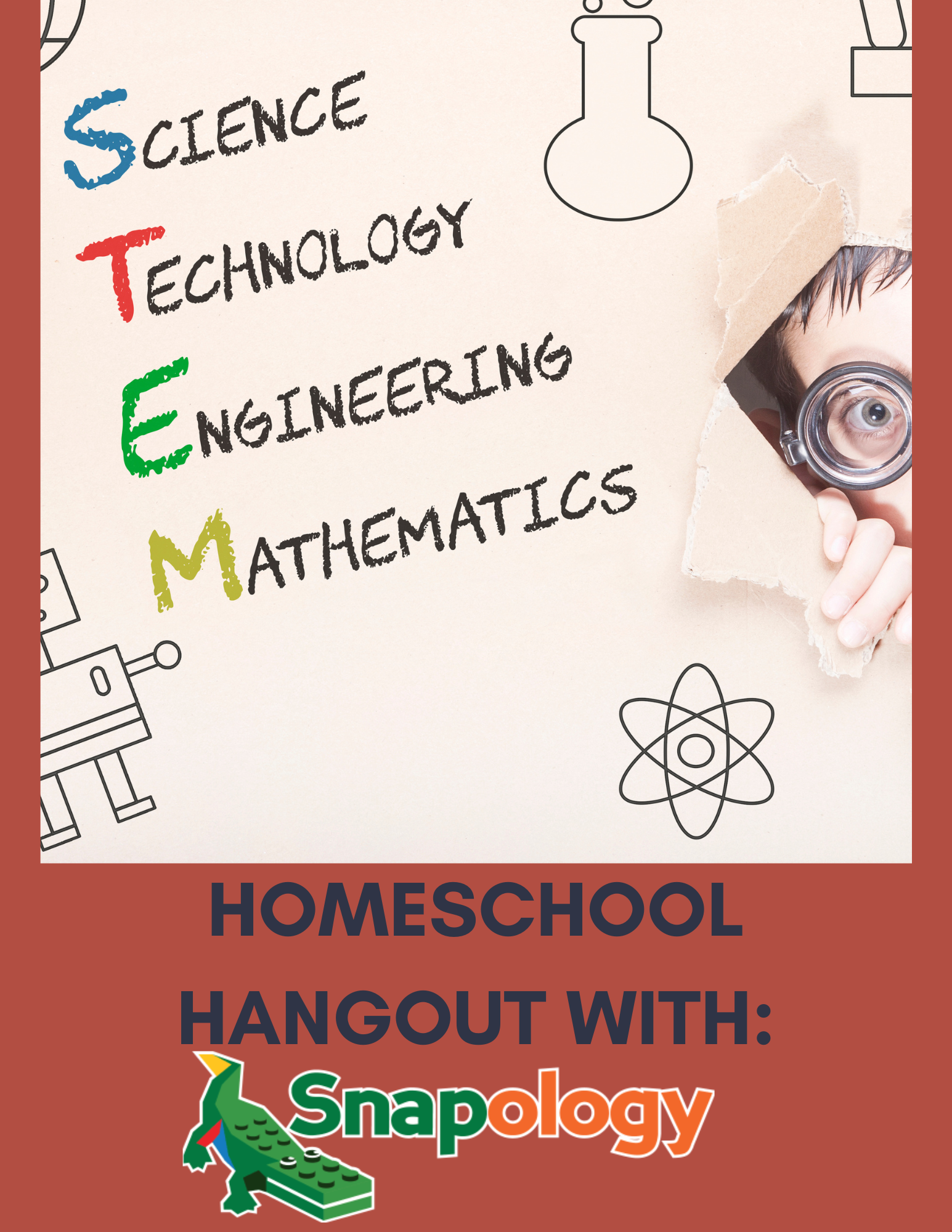 Science Technology Engineering Mathematics, Homeschool Hangout with Snapology.