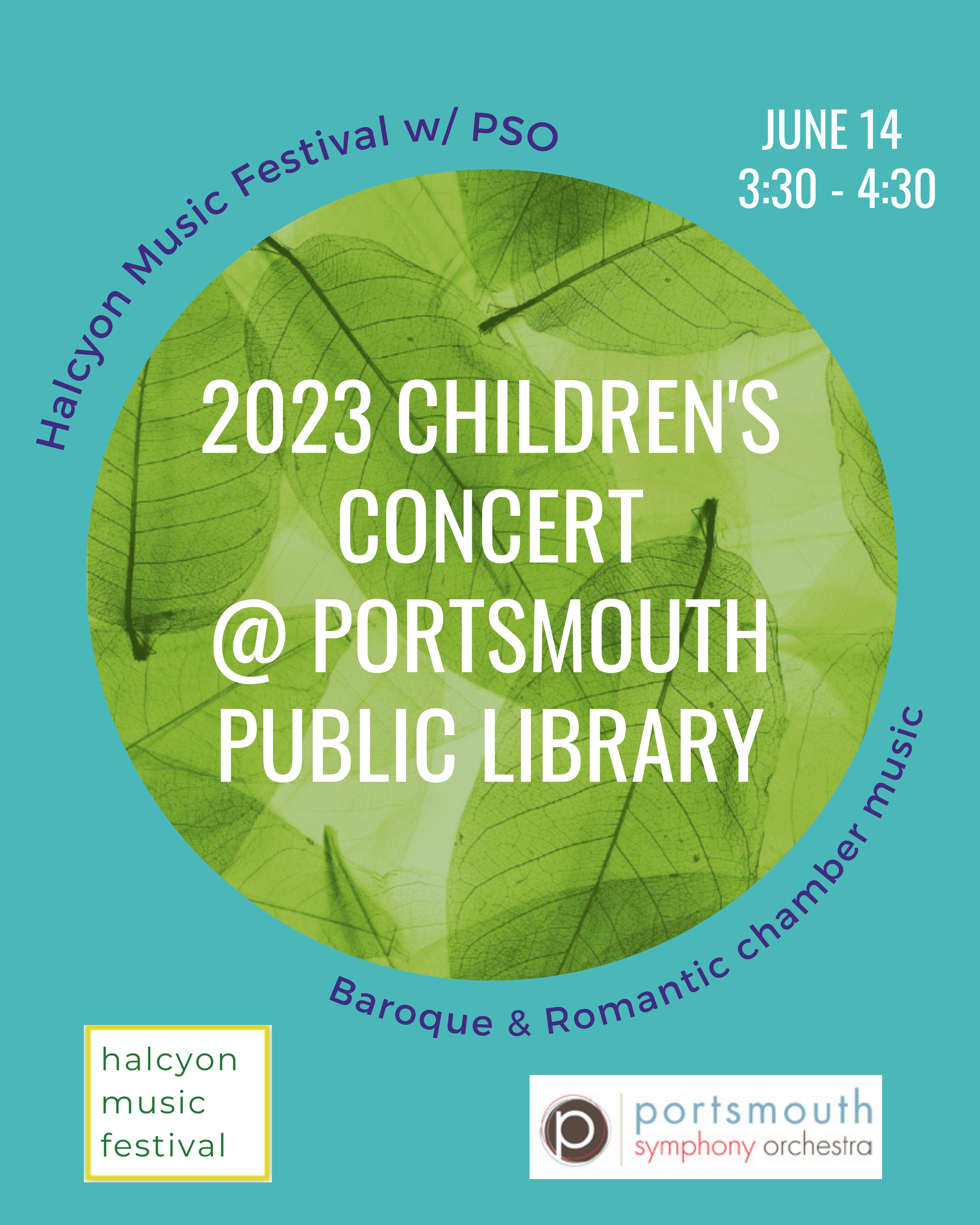 2023 Childrens' Concert with Halcyon Music Festival and Portsmouth Symphony Orchestra