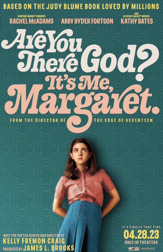 Are You There God? It's Me, Margaret. Teen girl leaning against chalkboard.