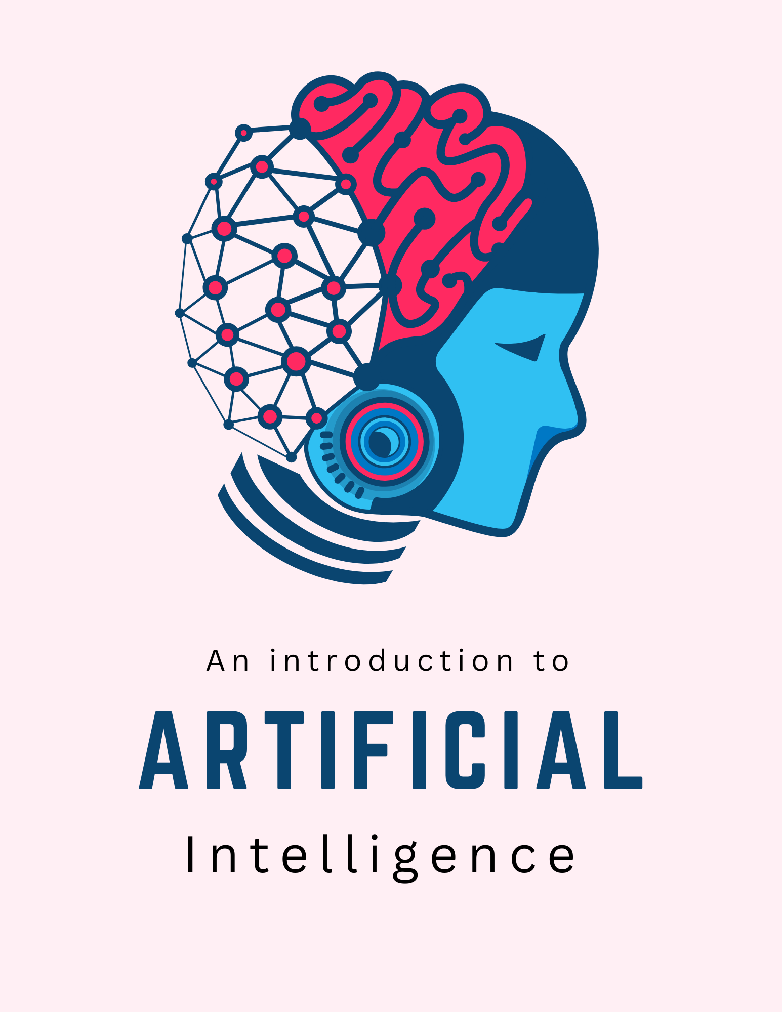Introduction to Artificial Intelligence, Profile of a Person's skull with neural connections