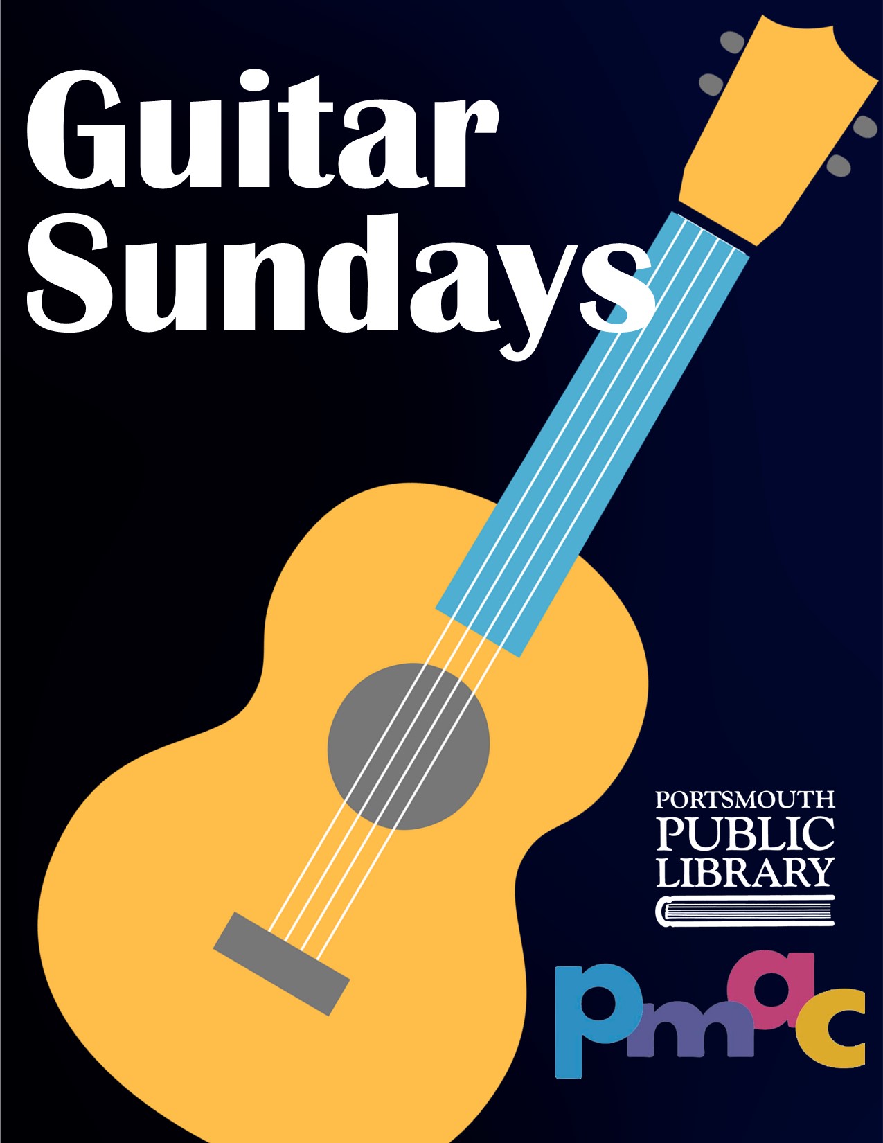 Guitar Sundays Portsmouth Public Library PMAC Portsmouth Music and Arts Center, Acoustic guitar