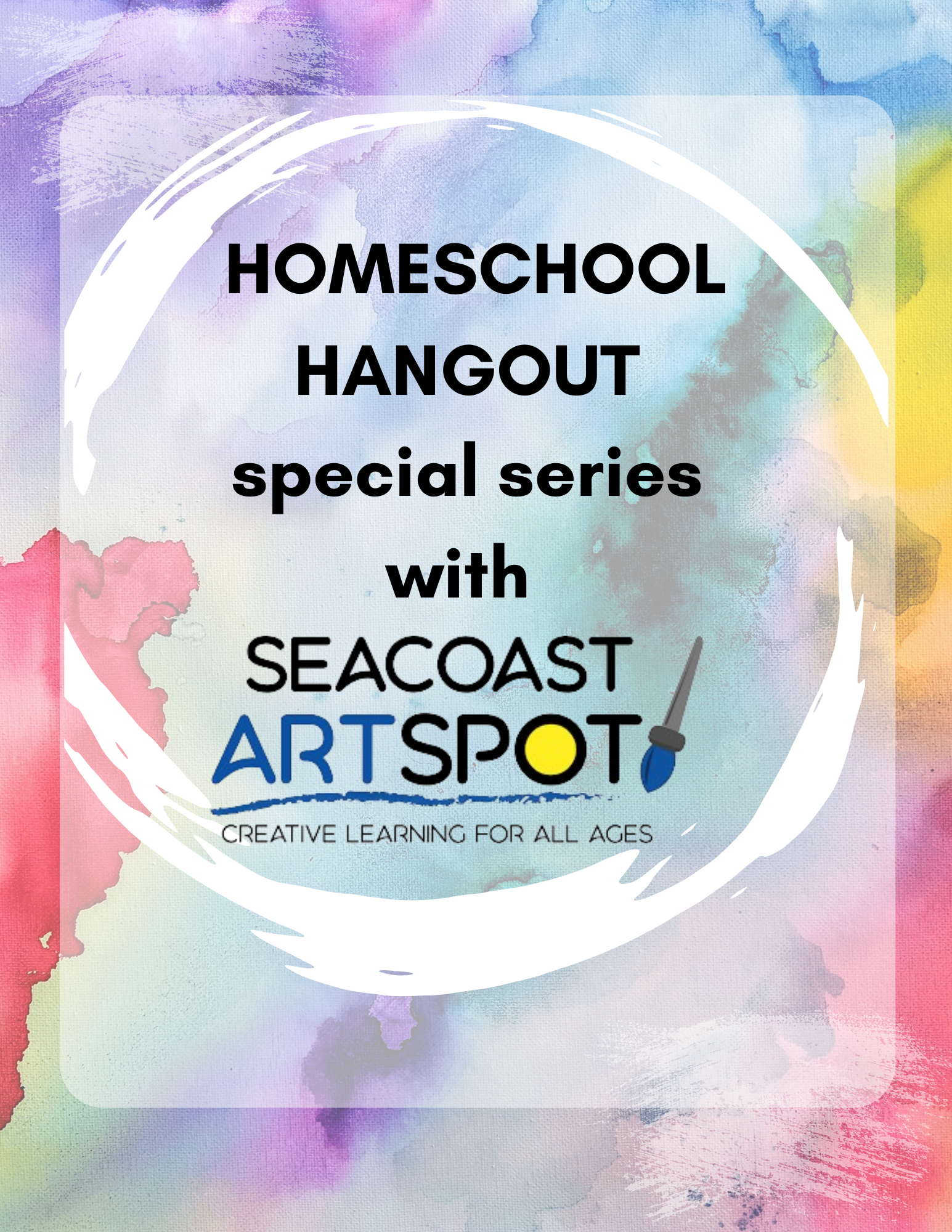 Homeschool Hangout special series with Seacost Art Spot