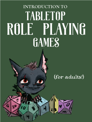 TTRPG Introduction - featuring cat with dice