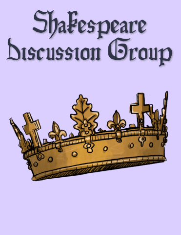 Shakespeare Discussion Group Gold Crown with Jewels