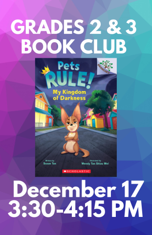 Book Club Grades 2/3 