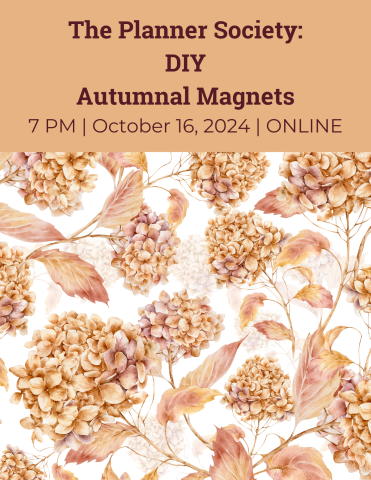 autumnal hydrangea pattern in gold and peach