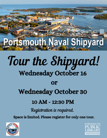 Tour the Shipyard! Portsmouth Naval Shipyard aerial photo