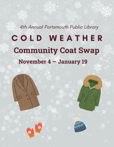 Cold Weather Coat Swap 4th Annual Portsmouth Public Library snow