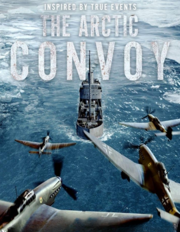 Arctic Convoy jet airplanes and submarine