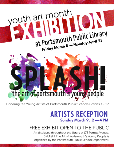 Splash exhibition and Reception color splotches