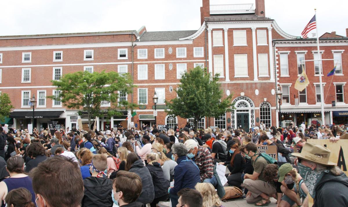 Crowd at a Protest