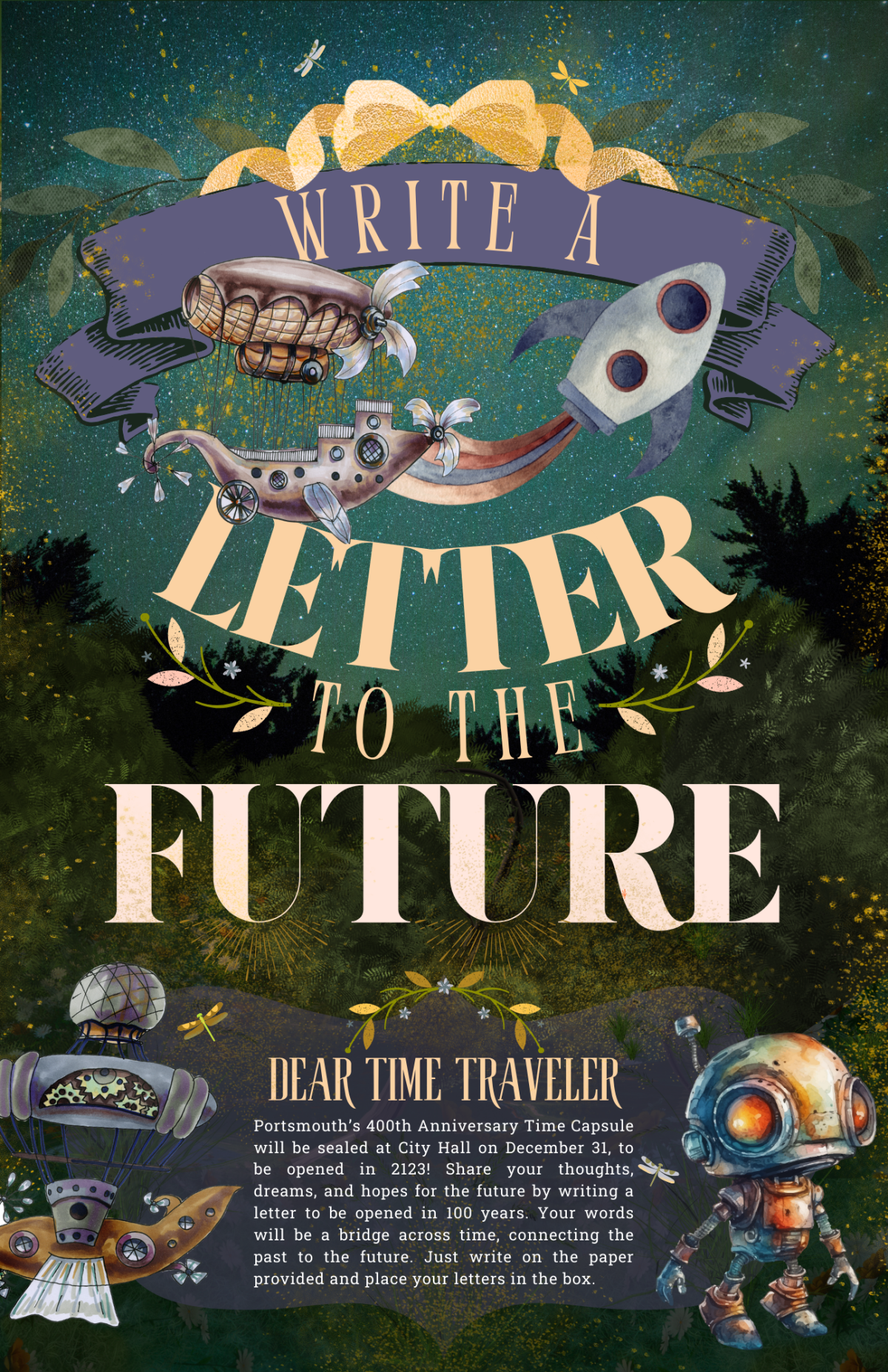 Write a letter to the future. Portsmouth Time Capsule through December 31,2023