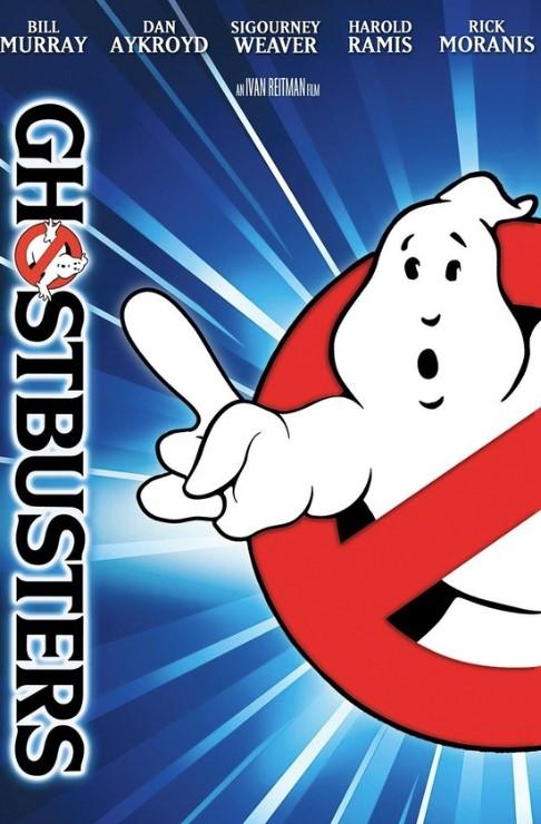 Ghost in red crossed out circle. Ghostbusters.