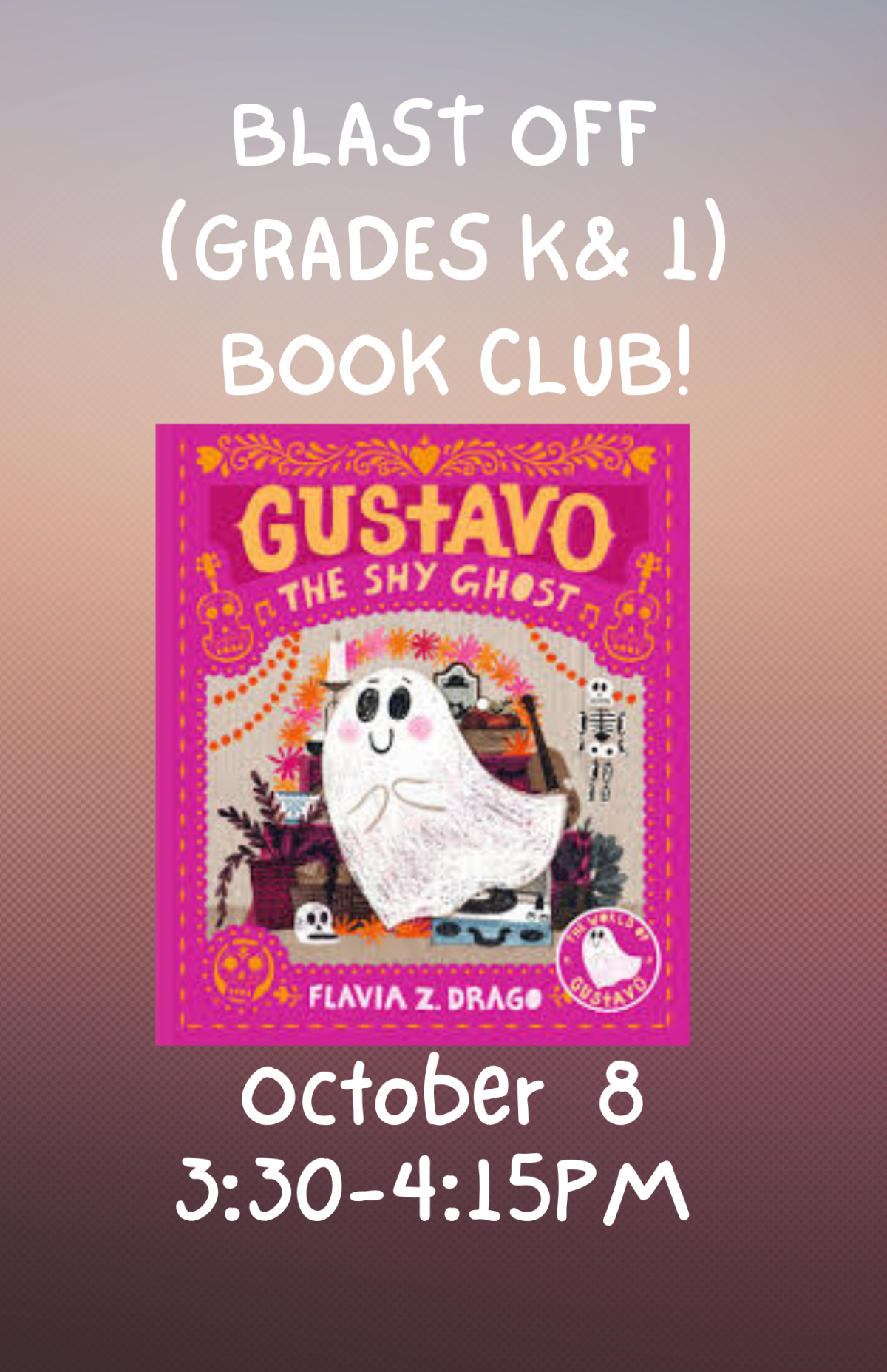 Gustavo Book Club poster