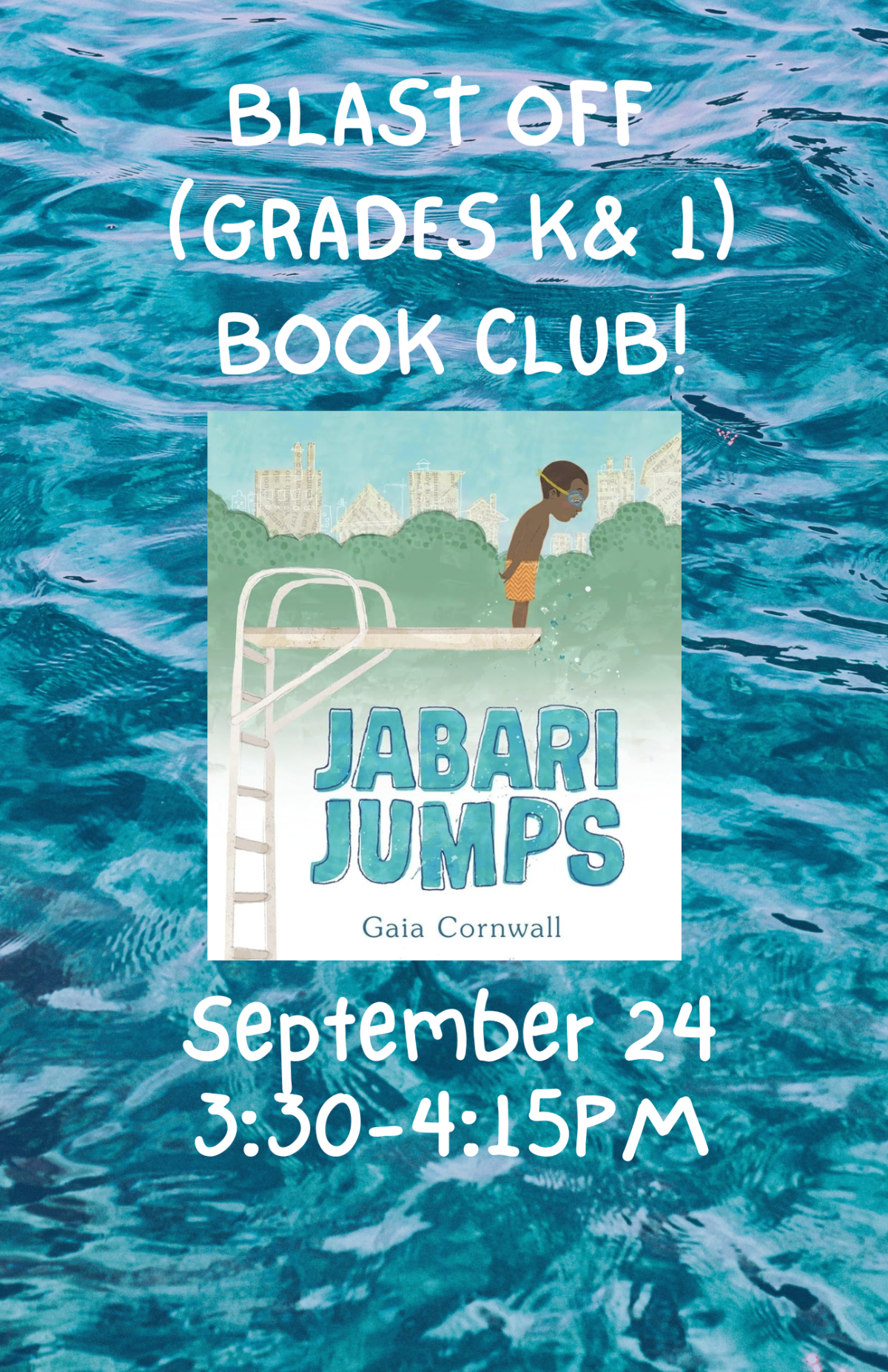 Blast off Book Club poster