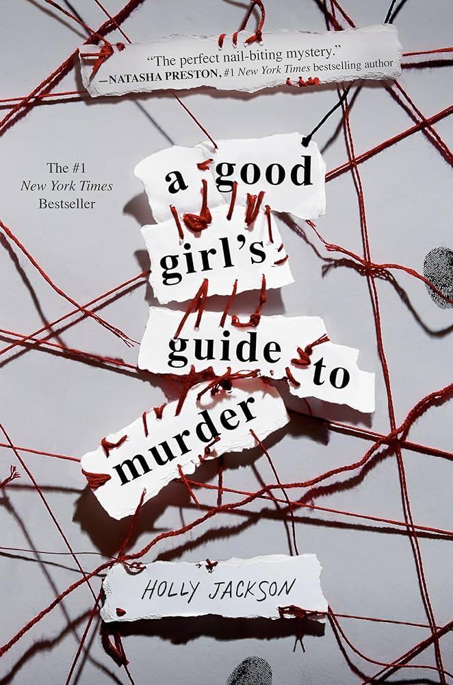 image shows cover of book "A Good Girl's Guide to Murder" by Holly Jackson