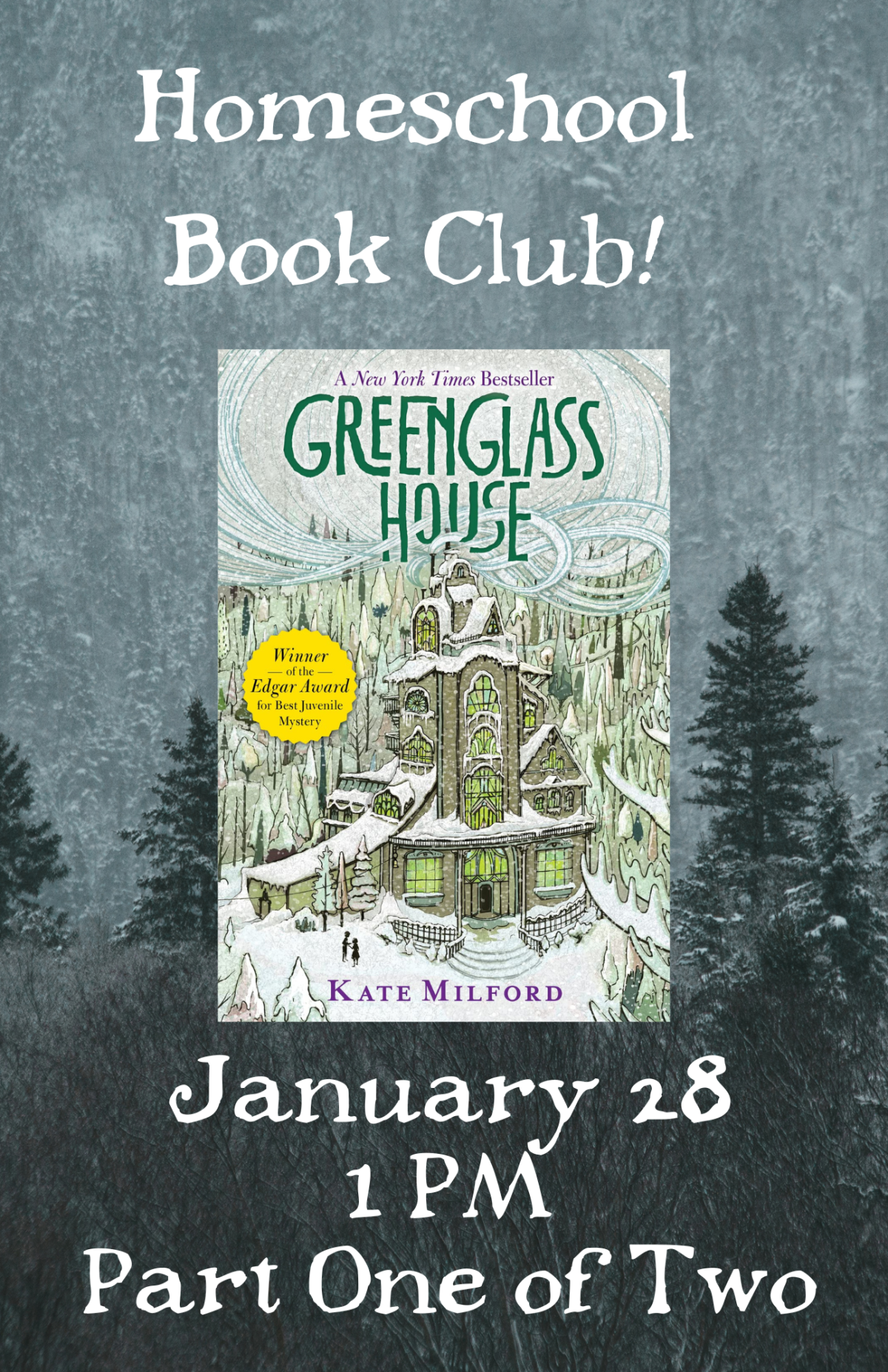 Homeschool Book Club January 28 1 PM