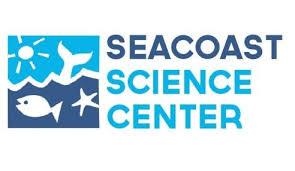 Whales and fishes with star fish and Sun Seacoast Science center