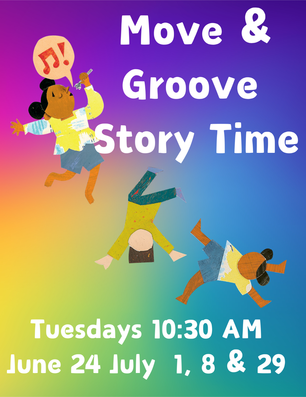 Move and Groove Story Time Poster 