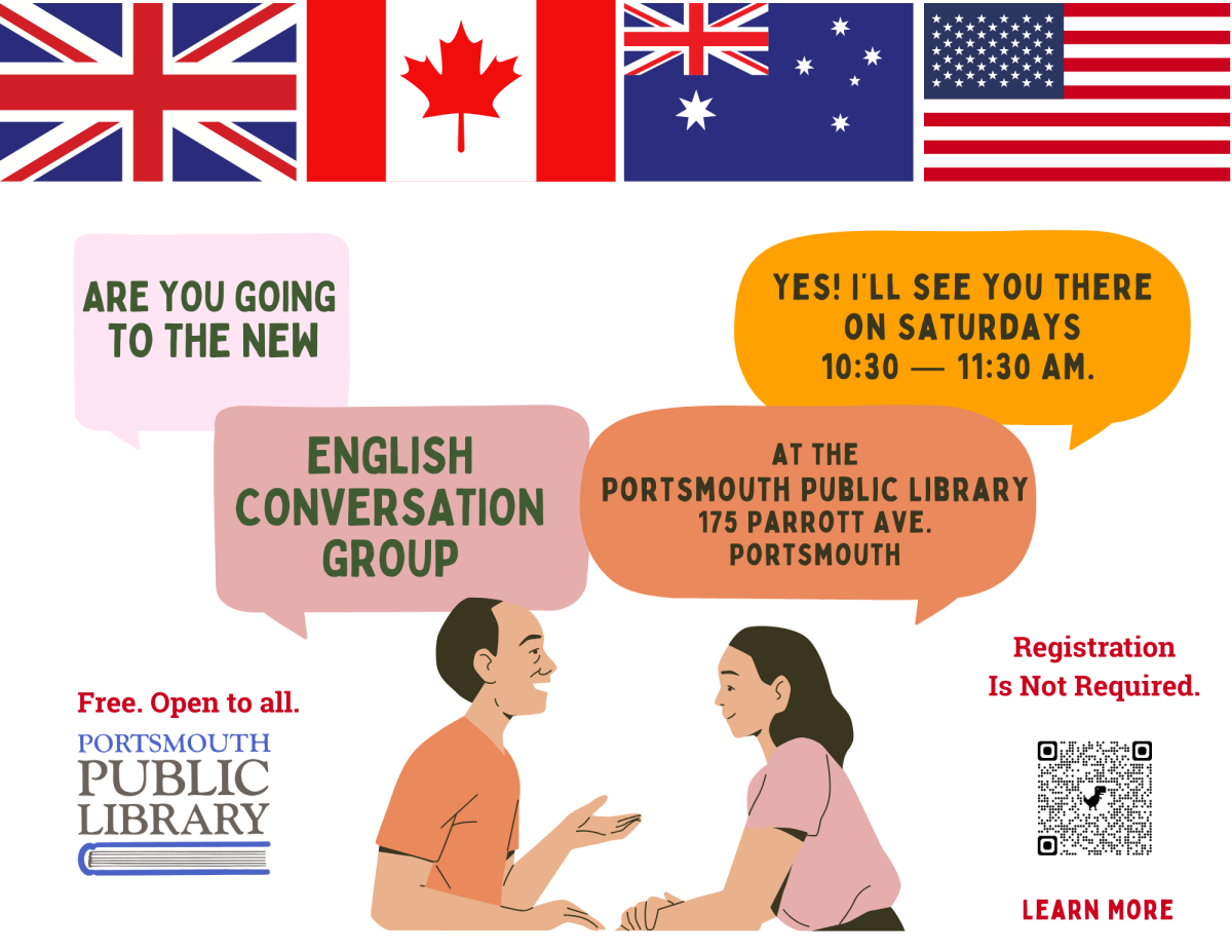 people talking english american canadian and australian flags